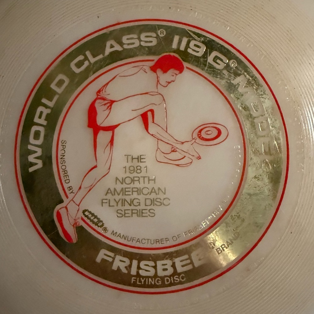 Retro 1981 Wham-O American Series World Class Frisbee Flying Disc